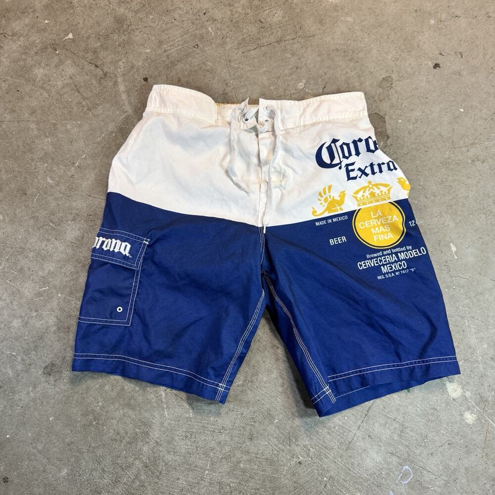 Corona Extra Swim Trunks Men's M Swimsuit La Vida Más Fina
